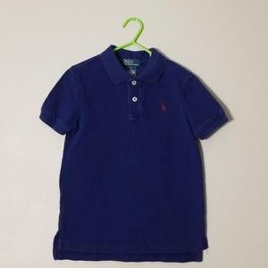 Boys Polo Deep Royal Blue